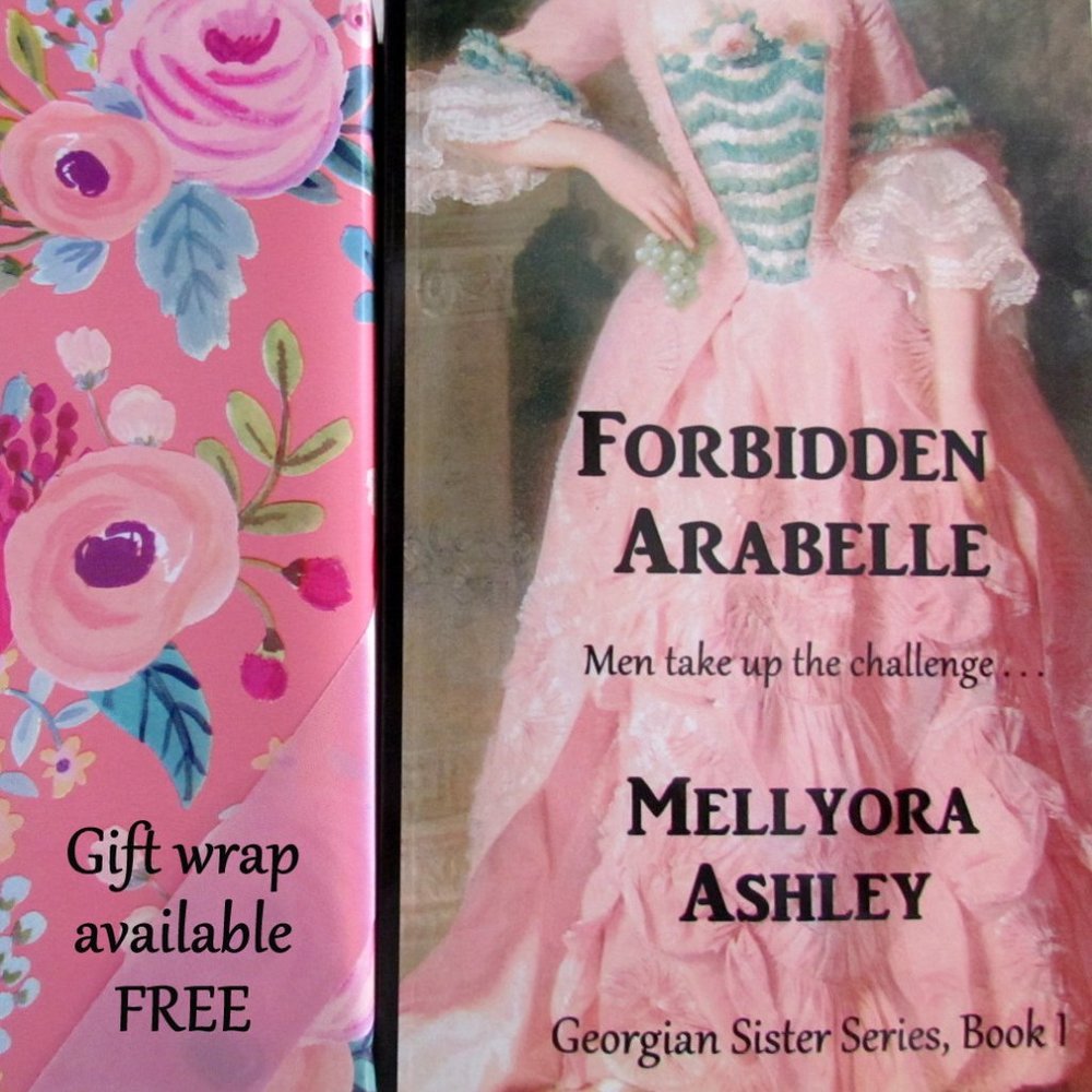 HISTORICAL ROMANCE FORBIDDEN ARABELLE by MELLYORA ASHLEY, CLEAN 5-STAR GIFT BOOK